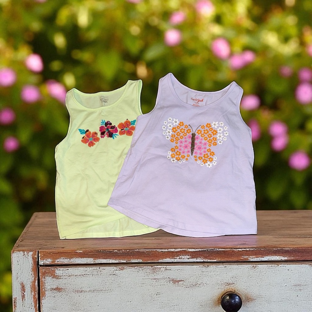 (2) Girls Tank Top 6/7